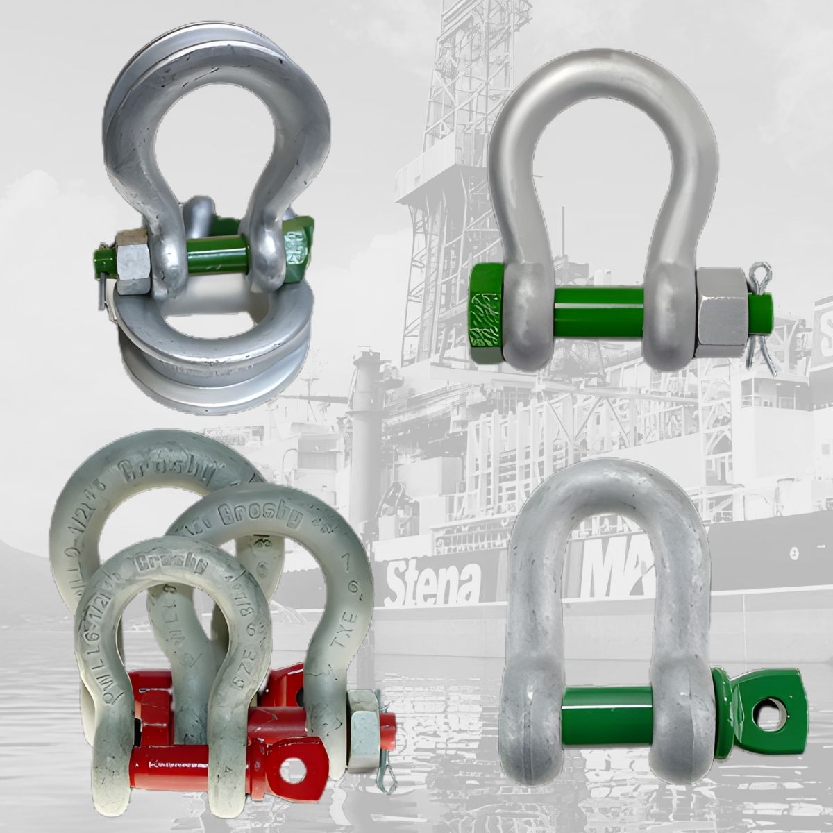 Locação de Manilhas para Içamento de Cargas até 700t - Aqua Load